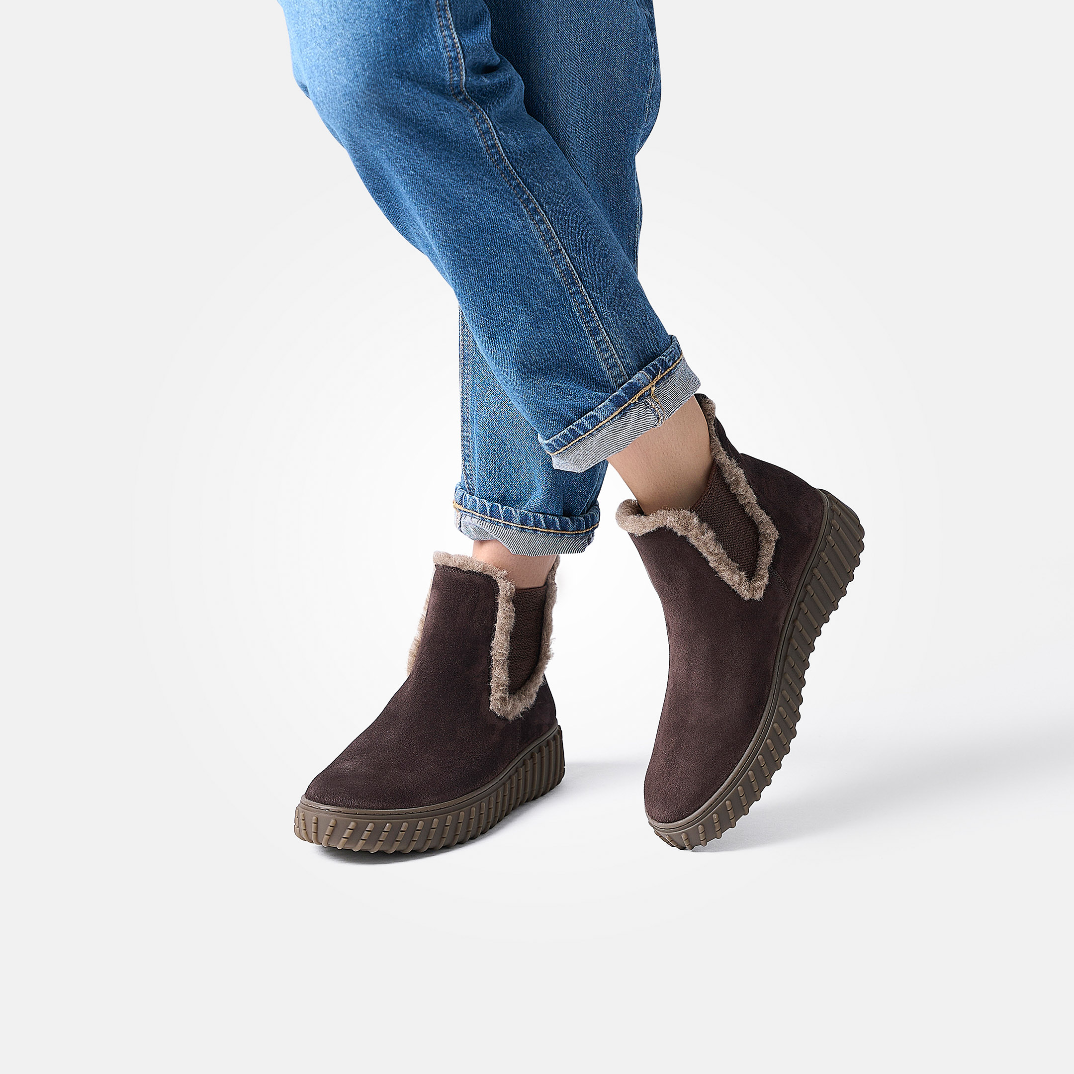 Women's Chelsea boots, in brown - Paul Green